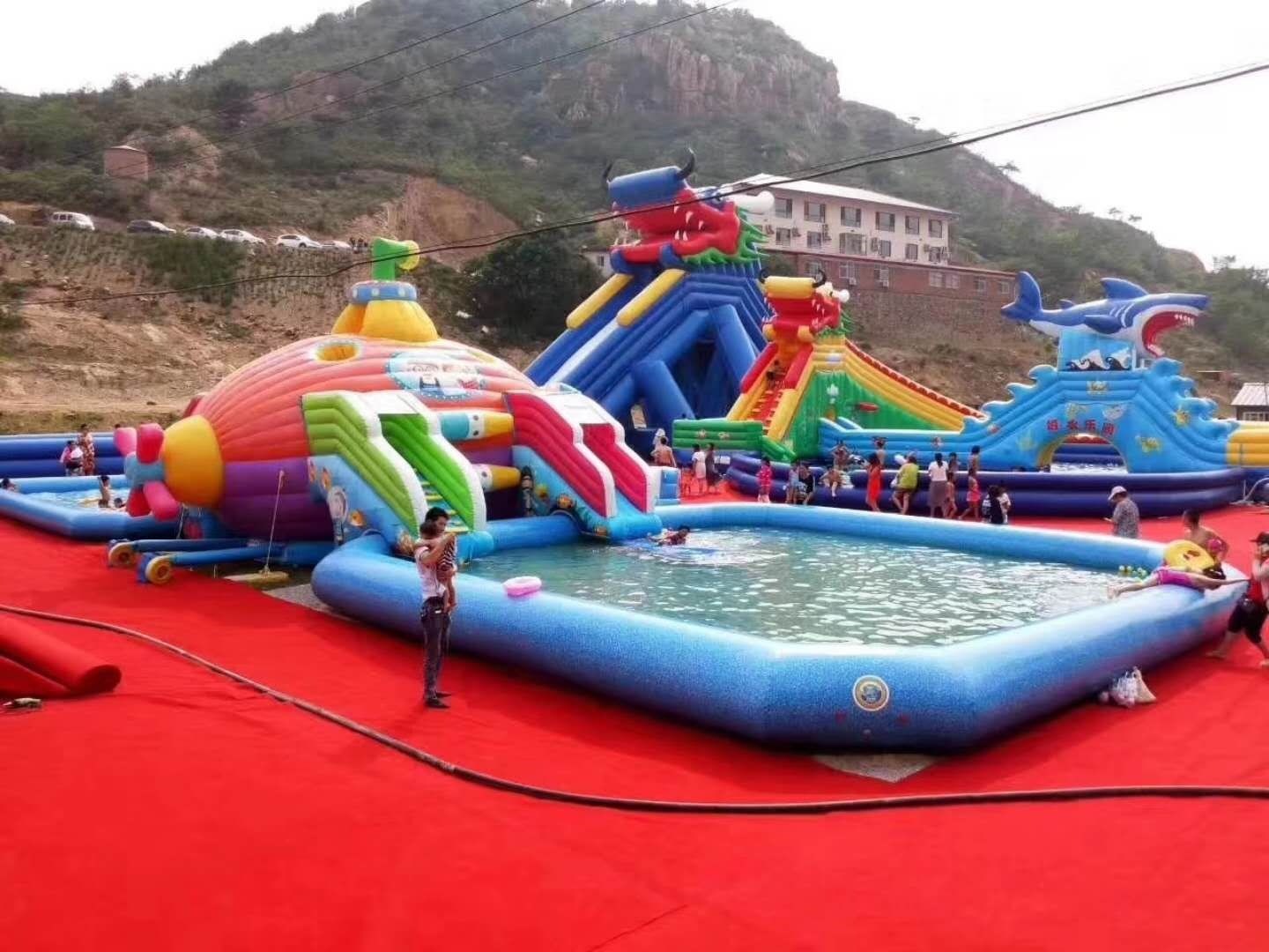 武宁深海潜艇儿童乐园充气游泳池